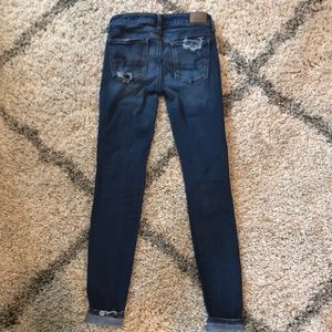 American Eagle skinny ripped jeans